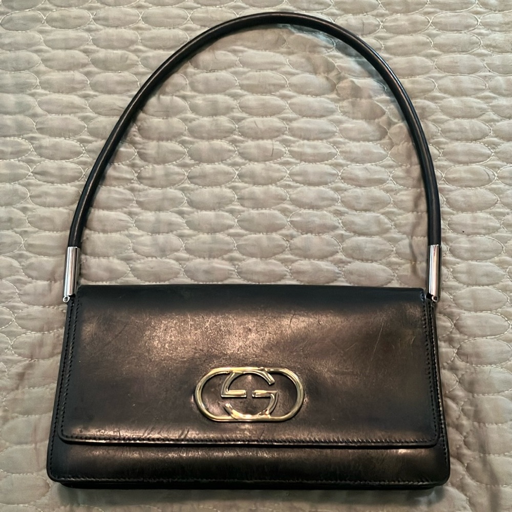 Gucci black Leather bag